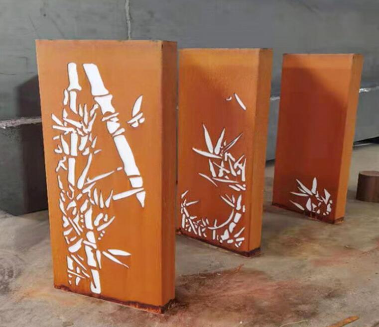 东山锈钢板灯箱